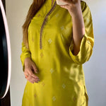 2 Pcs Stitched Arabic Lawn Shirt & Trouser