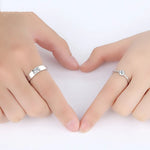 Silver Couple Rings Silver Ring for couples Gifts