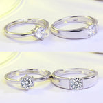 Silver Couple Rings Silver Ring for couples Gifts