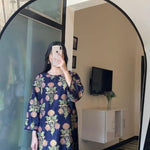 2 Pcs Womens's Stitched Arabic Lawn Printed Shirt & Trouser (Flower)